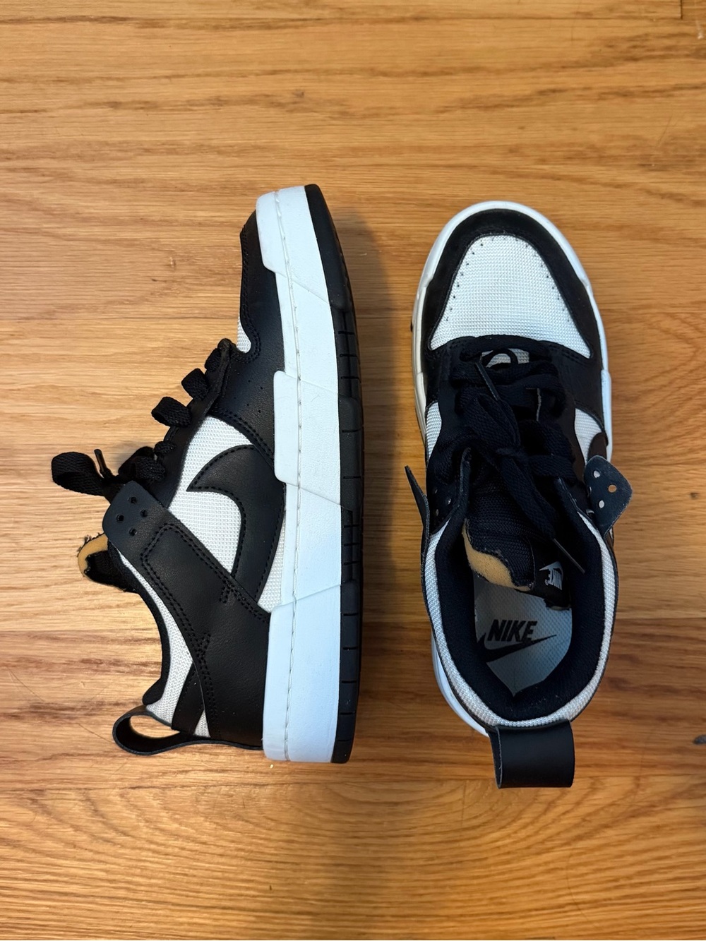 Nike Black and White Low-Top Sneakers